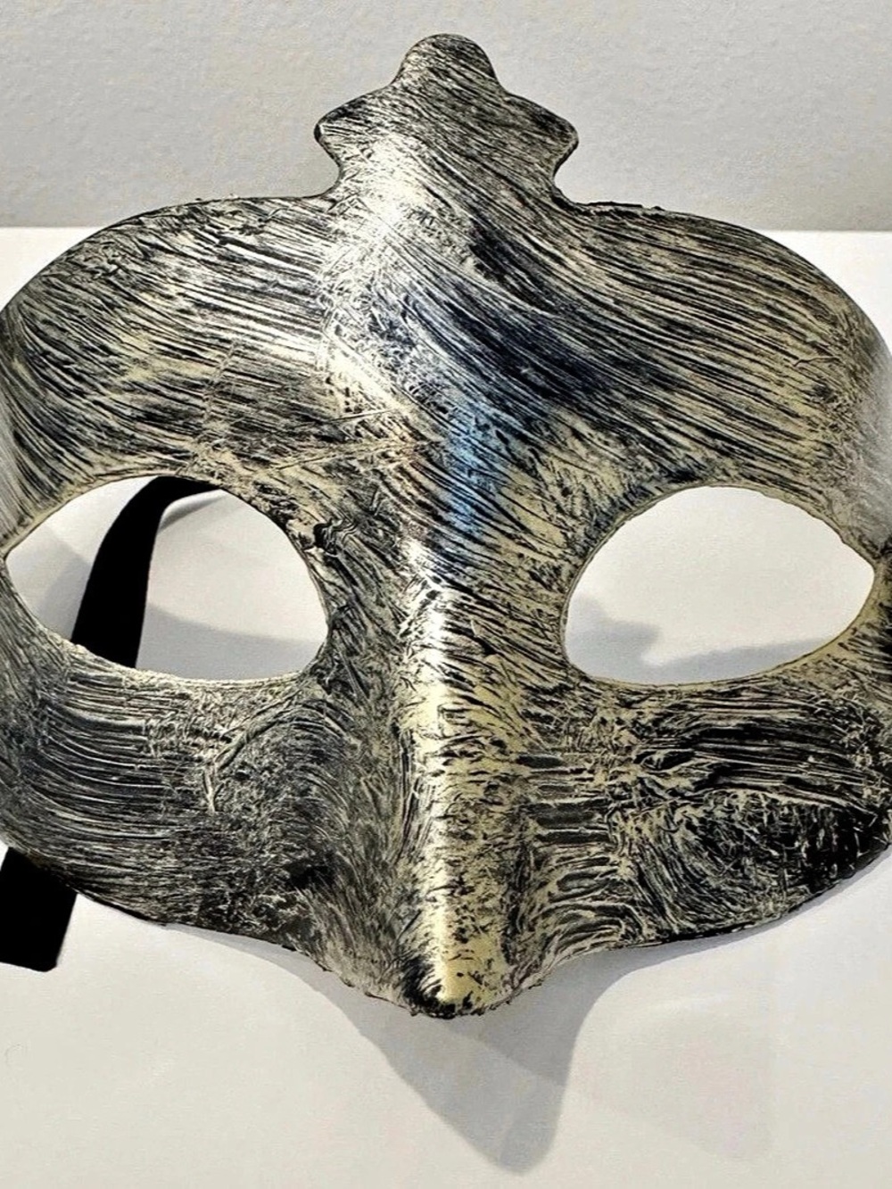 Silver Venetian-Style Masquerade Mask